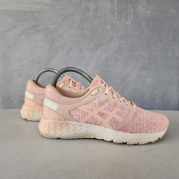 Asics Shoes - ASICS Shoes Womens 7 Sneakers Pink Low Top Roadhawk Fresh Foam Running Trainers